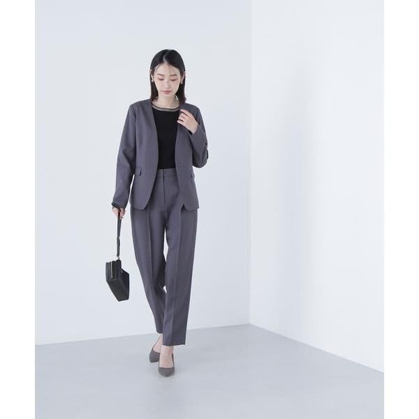 Beauty Powdery Twill SETUP Tapered Pants [Natural Basic]