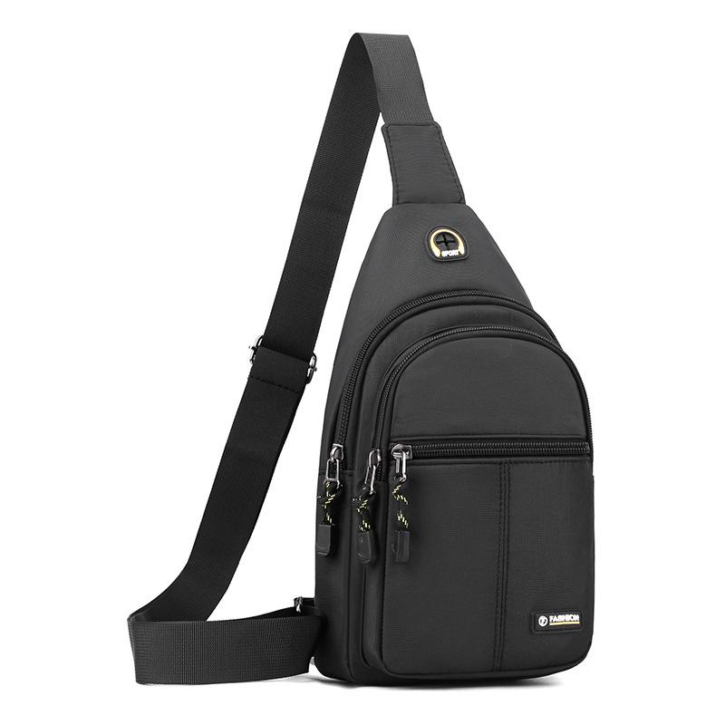 Men's Chest Bag 2024 New Casual Fashion Shoulder Bag Male Hand Crossbody Korean Cycling Backpack