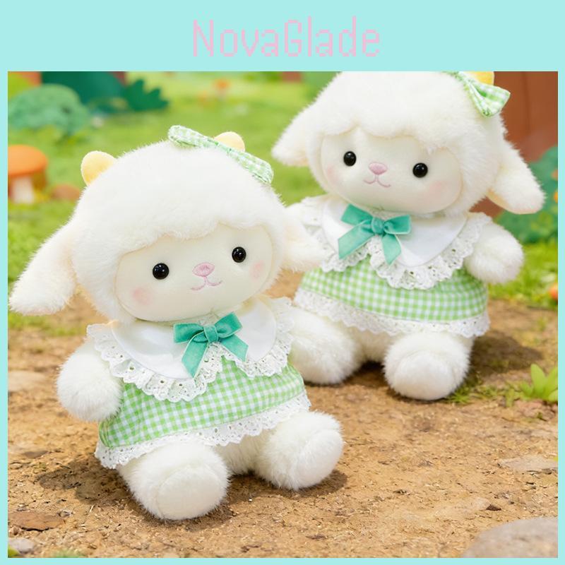 Plush Sheep Pillow With Pp Cotton Filling Soft Baby Gift For Girls And Boys