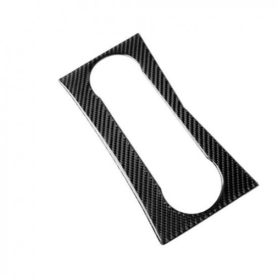 Auto Carbon Fiber Center Console AC Panel Cover Trim For Benz C W204 2007-2010