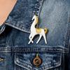 Elegant Horse Brooches Creative Pony Badge Pin Fashion Zodiac Horse Pins  Men Suit Accessories