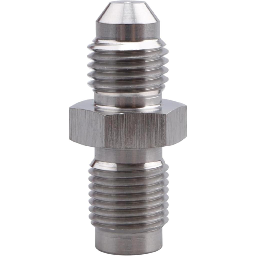 AC PERFORMANCE Inverted Flare 7/16 X 24 To Male -4 AN Restrictor " 1Mm " Stainless Steel (Garrett Turbo Oil Feed)