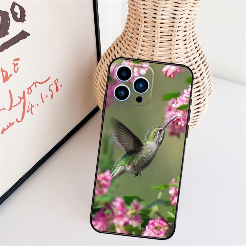 Hummingbird Phone Case For iPhone 17 Pro Max 14 13 12 11 15 16 Pro Max mini 15 16 Plus 16e Back Cover
