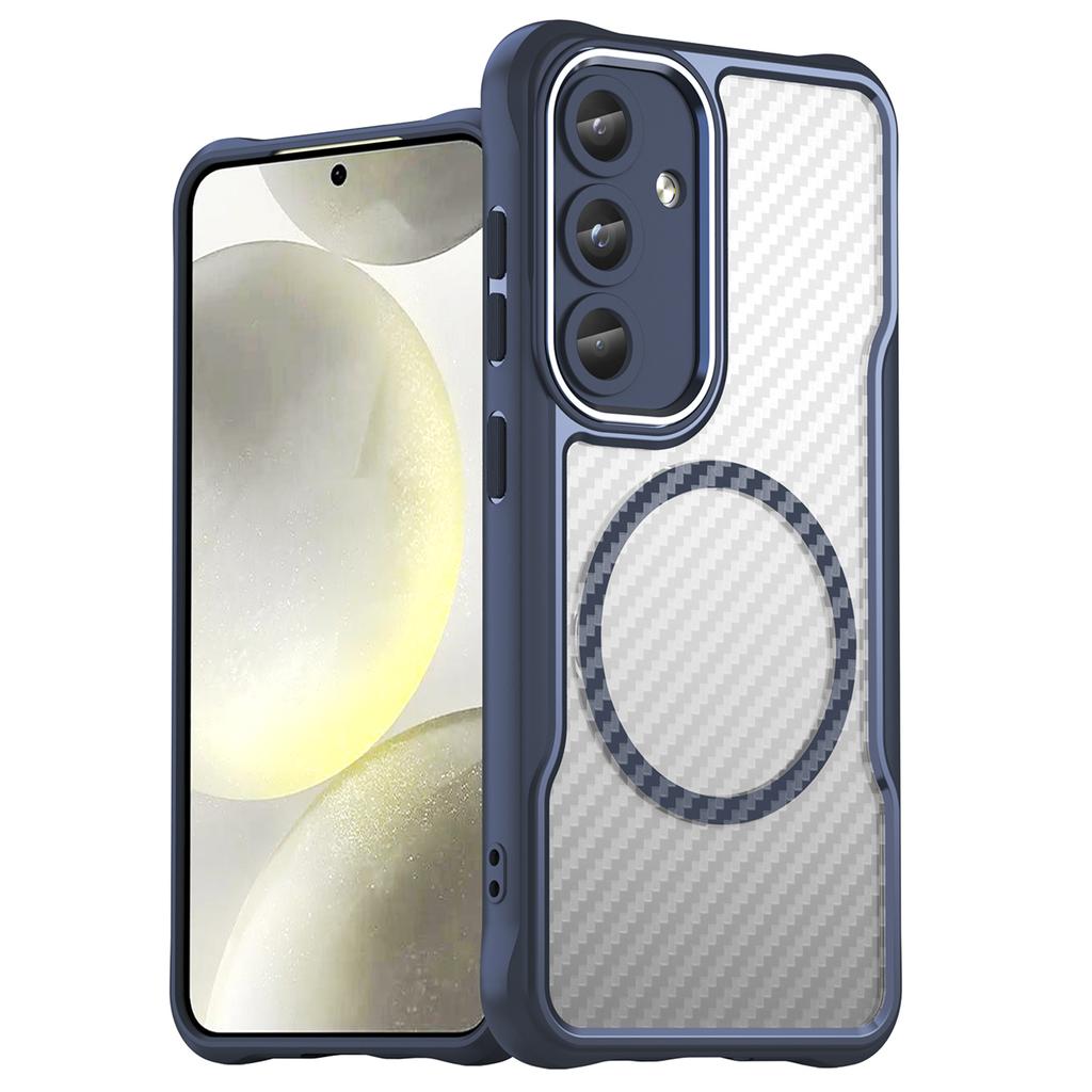 For Samsung Galaxy S25/S24 Case Compatible with MagSafe TPU+PC Drop-Proof Magnetic Phone Cover