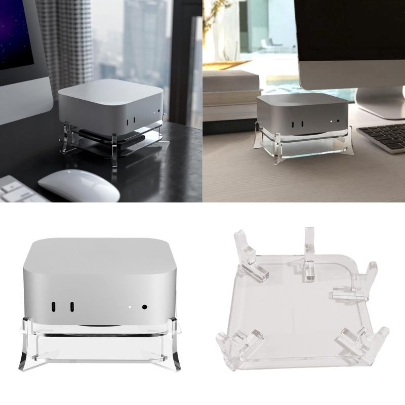 Fashionable Laptop Mini Sturdy Acrylic Mount for Improved Coolings and Space Saving Designs Optimization Storage