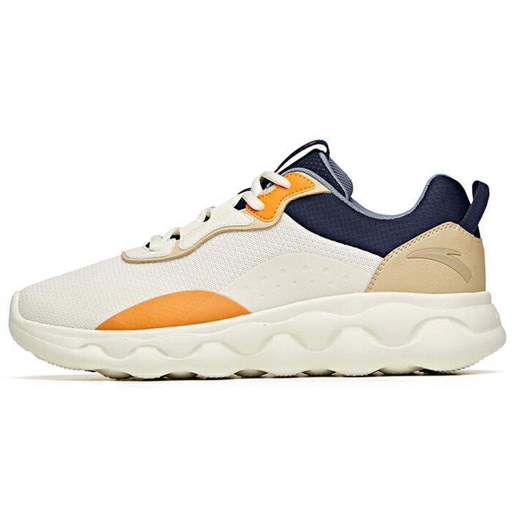 Anta Low Top Running Shoes Men's White Blue Brown 912115535-4