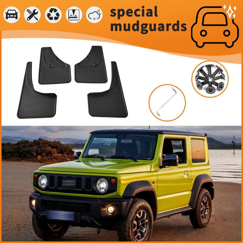 Mud Flaps for 2019-2021 Suzuki Jimny: Anti-Splash Mudguards for Car Tires