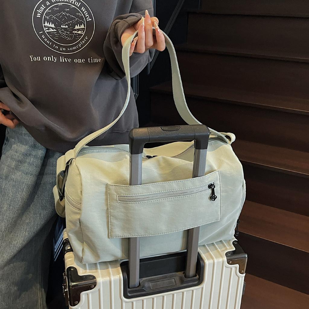 Sports Fitness Bag for Women, Wet and Dry Separati Swimming Bags, Large Capacity Satchel Short-Distance Travel Bag, Luggage