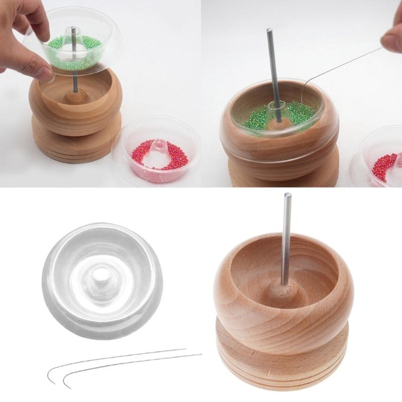 Bead Spinner Replacement Bowl Save Time Beads Loader Holder Clear Replacement Beading Bowl Bead Spinner Necklace Maker