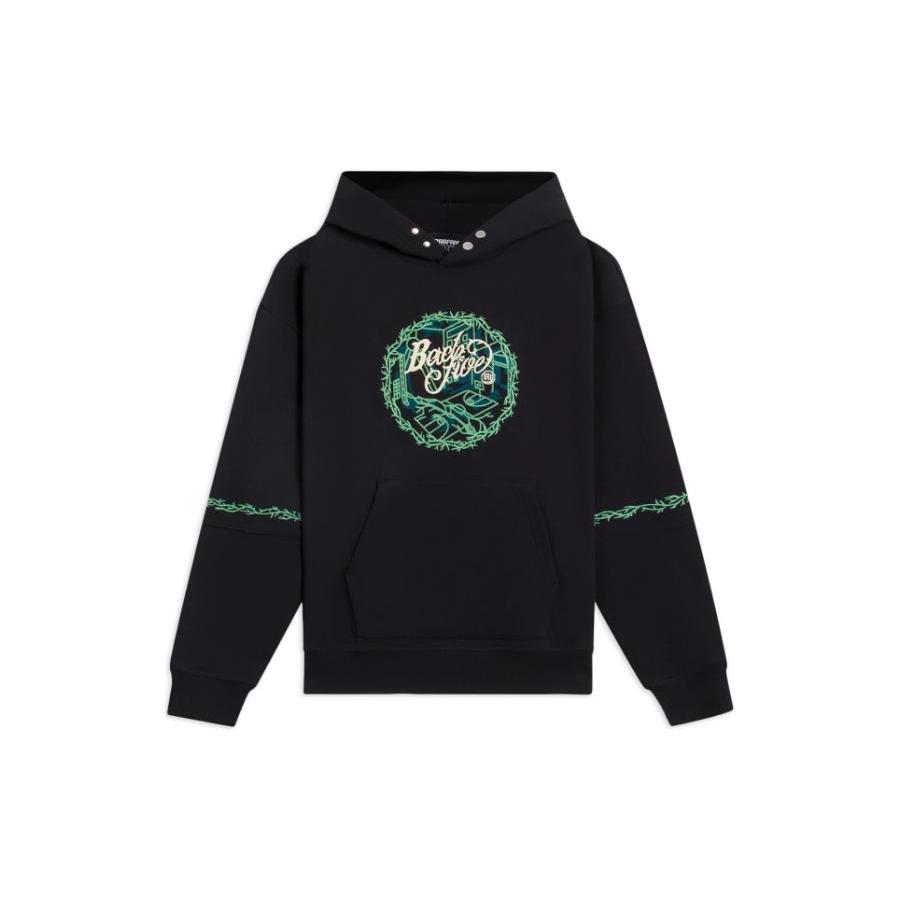 Li Ning Sweatshirts Unisex Black Crew Neck Moderate Regular AWDS643-6 M
