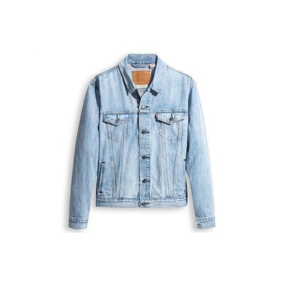 Giacca di Jeans Casual Levis a Manica Lunga con Collo a Polo da Uomo Blu 72334-0580