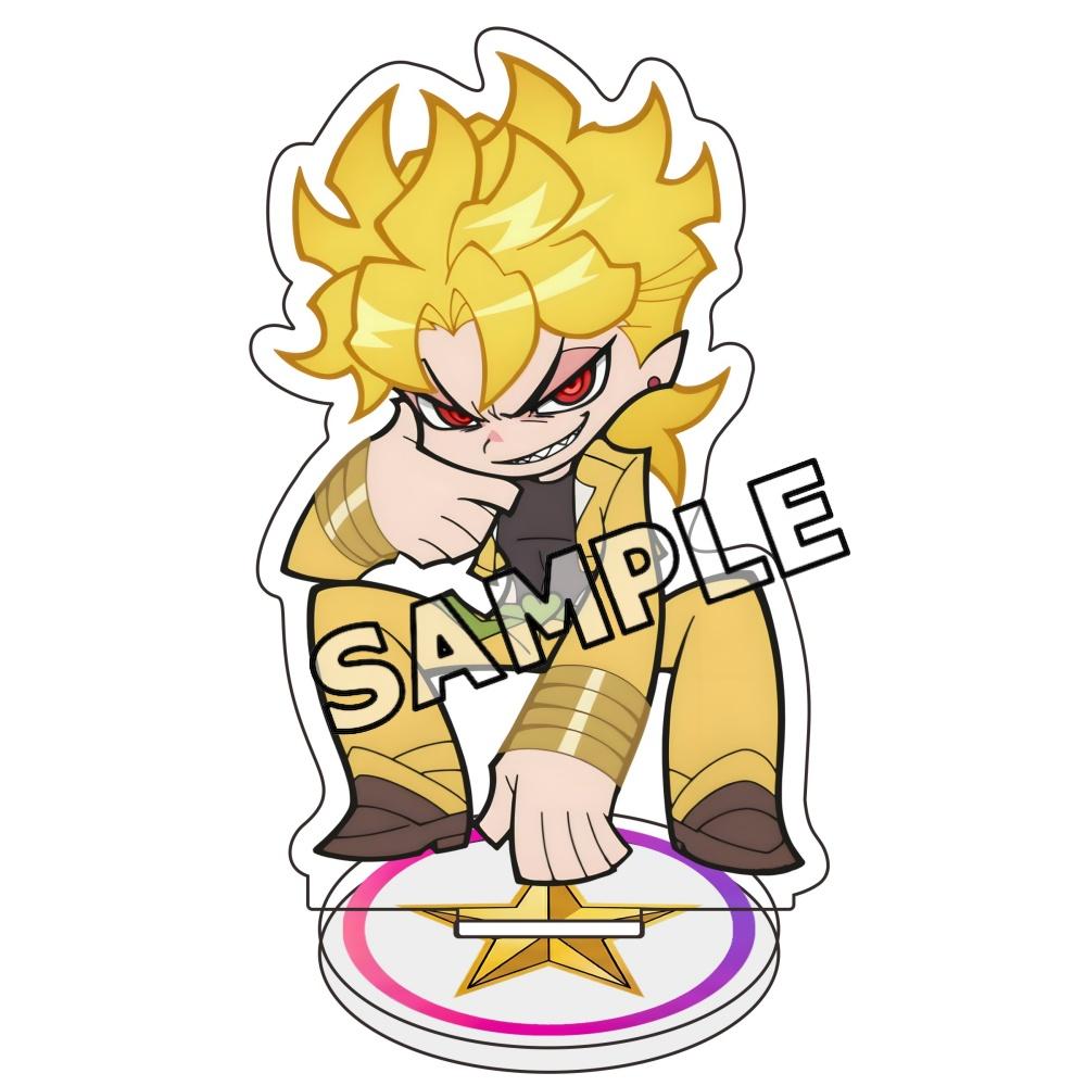Anime JoJo's Bizarre Adventure Giorno Bruno Dio Acrylic Stand 10cm Figure key Cosplay Props Desktop Decor Birthday Gift