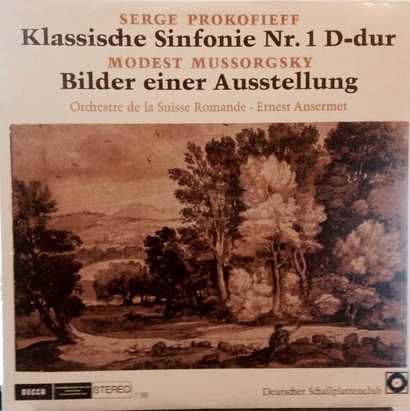 

LP Record SERGEI PROKOFIEV MODEST MUSSORGSK Klassische Sinfonie Nr. 1 DDur B SBD694 Decca Germany Classical Used