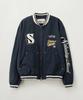 Satur 90S Playback Varsity Jacket Navy