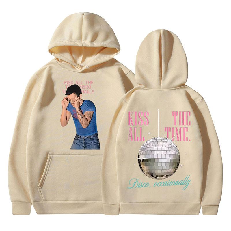 Kuss Immer Disco Gelegentlich 2026 Album Hoodies Herren Damen Übergroße Sweatshirts Mode Hip Hop Langarm Pullover