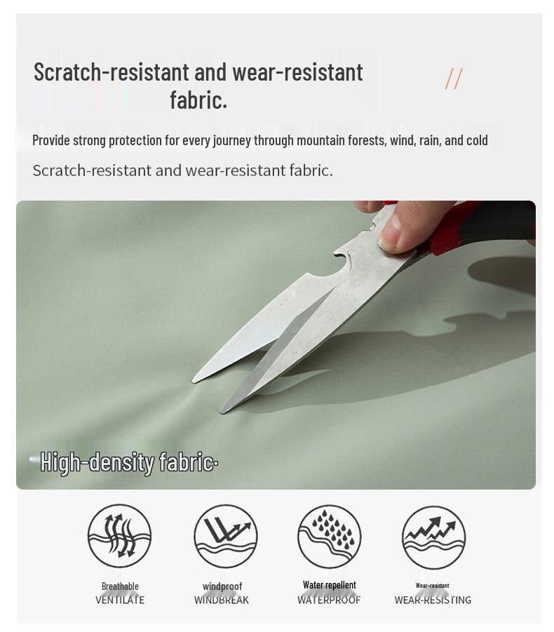 2025 Spring Outdoor Trendy Hooded Windbreaker for Couples - Fashionable Hiking and Mountaineering Jacket