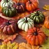 Set of 5 Artificial Pumpkin Miniature Sculpture High Simulation Design Outdoor Indoor Party Decoration Craft Ornaments