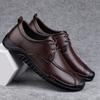 Fashion Comfortable Men's Casual Shoes Slip-Resistant Lace-Up Breathable Flats Lightweight Walking Shoes for Men Fashionable Footwear