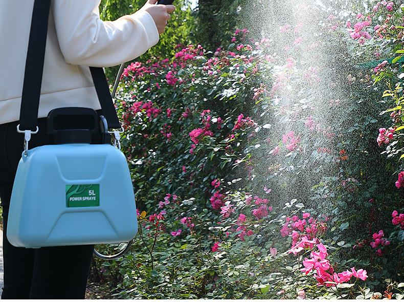Electric Backpack Disinfection Sprayer - 5L Handheld Spray Bottle for Gardening and Watering