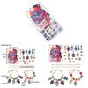 Stitch Cartoon Charm Bracelet Set With Zinc Alloy Material For Gift Souvenirs