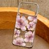 Little Floral Pattern Case For iPhone 17 Pro Max iPhone 16 15 14 13 Pro Max 11 17e 16e Plating Lens Frame Clear Soft Silicone Back Cover