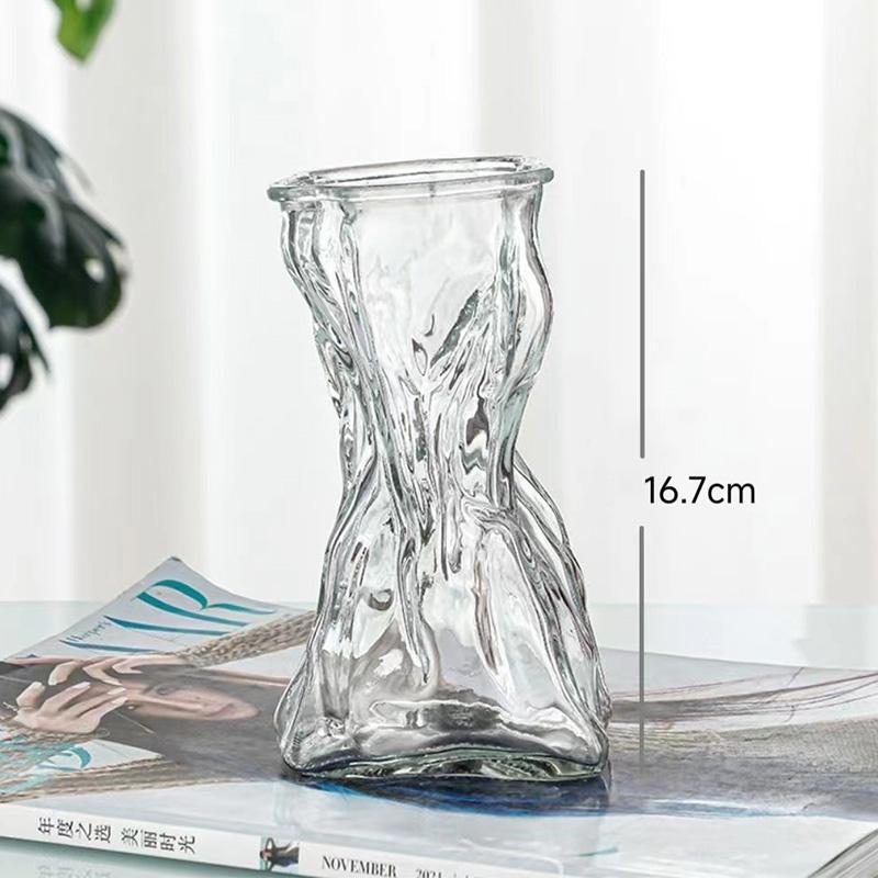 

Прозрачная оригами гидропонная ваза для домашнего декора в скандинавском стиле, простая гостиная, учебный стол, аксессуары для стола, украшение для стола, стеклянный цветочный горшок