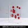 Creative Creative Square Acrylic Cover Sphere Decoration Living Room Porch Cabinet Crafts Ornament Modern Clear Acrylic Square H