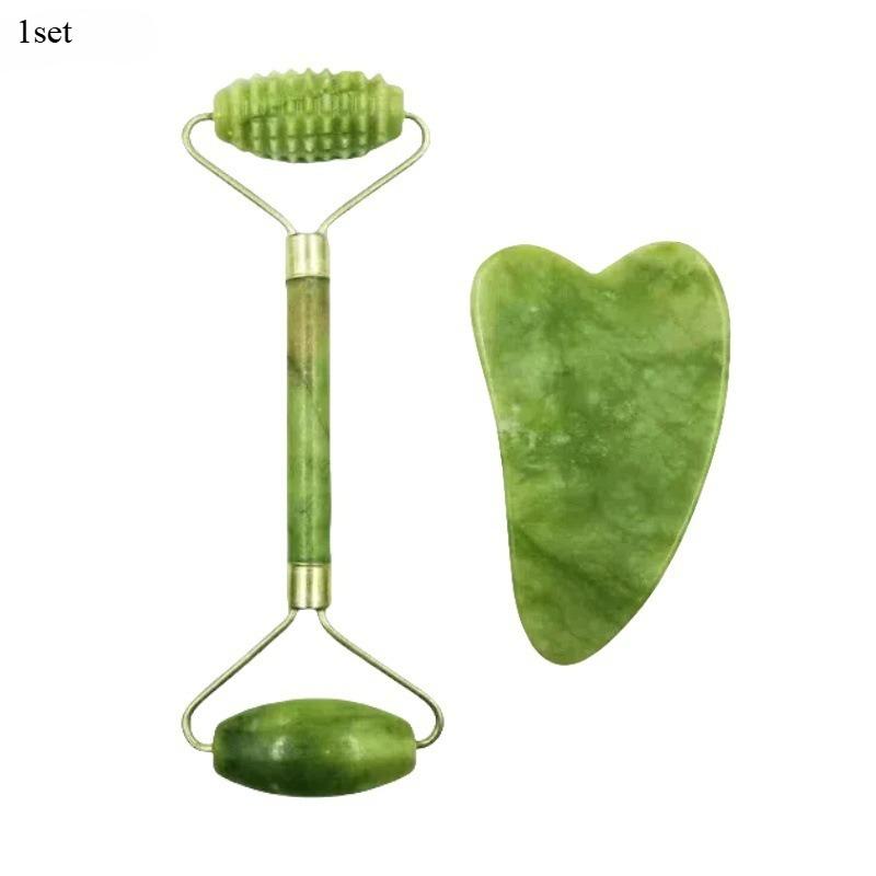 

1Pc Jade Beauty Device, Scraping Board, Massager, Special Scraping Crystal Board for Face and Back, Massage Jade Roller