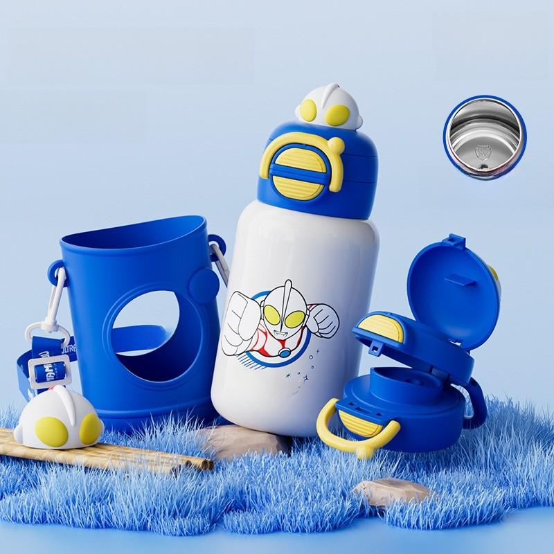 

Mickey Mouse Insulated Kids Water Bottle With Straw Lock For School And Travel Ultraman