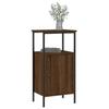 VidaXL Bedside Table Brown Oak 41x31x80 Cm Engineered Wood 825931