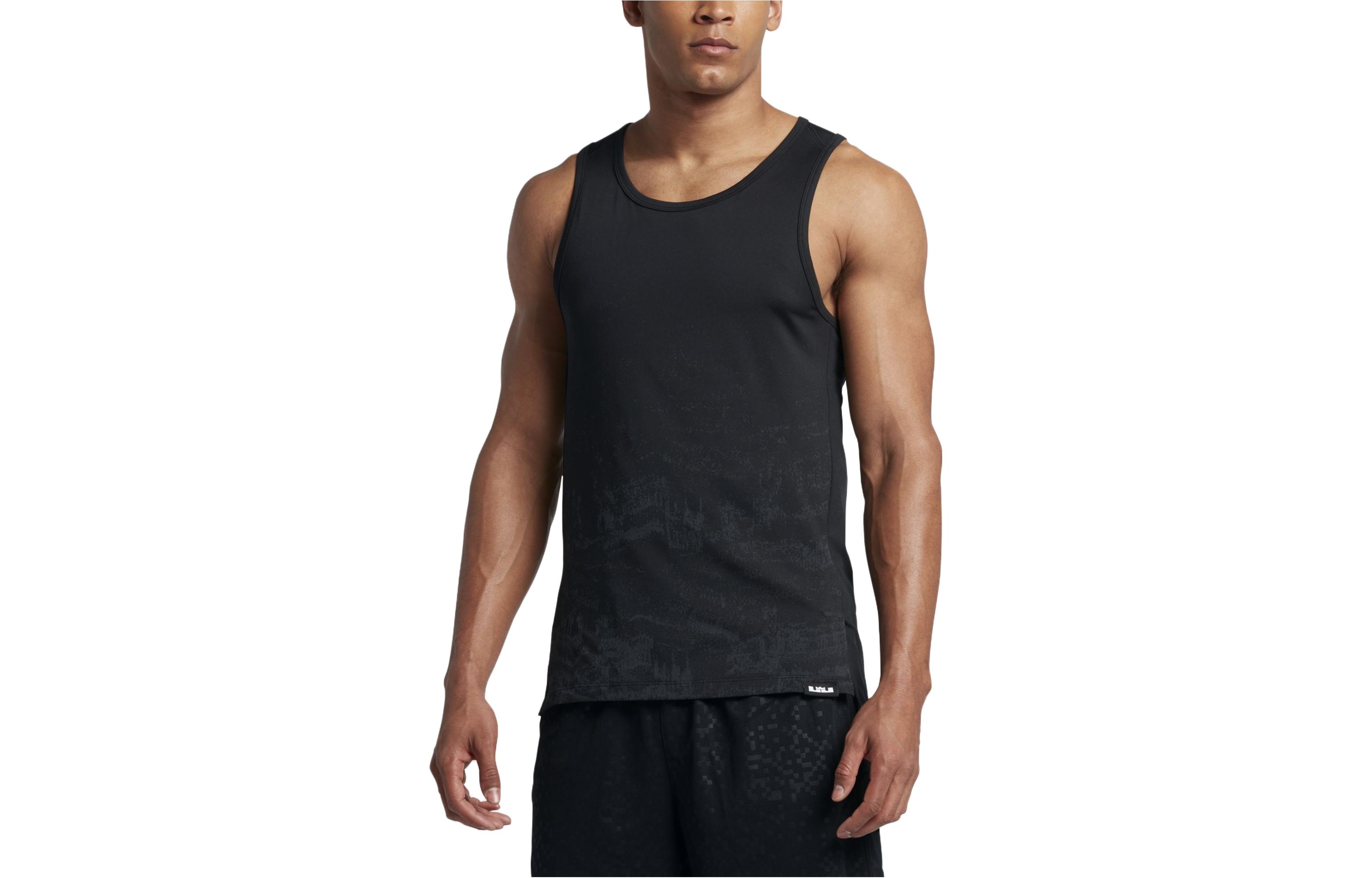 Баскетбольные майки Nike Мужские Черные Умеренные Майки-топы 848540-010 XL