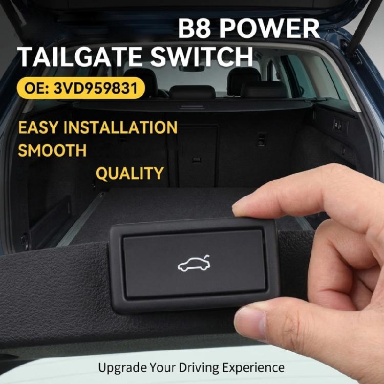 Small Control Power Tailgate Switches Robust ABS Material Safety Tailgate Switches 3VD959831 Quick Fixing for Magotan B6