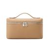 Sac Boîte à Lunch en Cuir de Vachette Pleine Fleur pour Femme, Nouveau Style 2025, Sac Blanc Porté Main/Bandoulière pour Téléphone