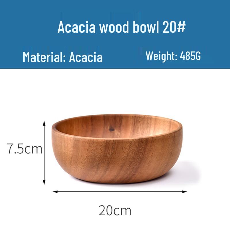 Круглая салатница и миска для риса из акации