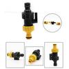 Easy to Install Garden Hose ShutOff Valve, Quick Connects, Quick Release Function, Sturdy ABS Plastic, 2 Valves