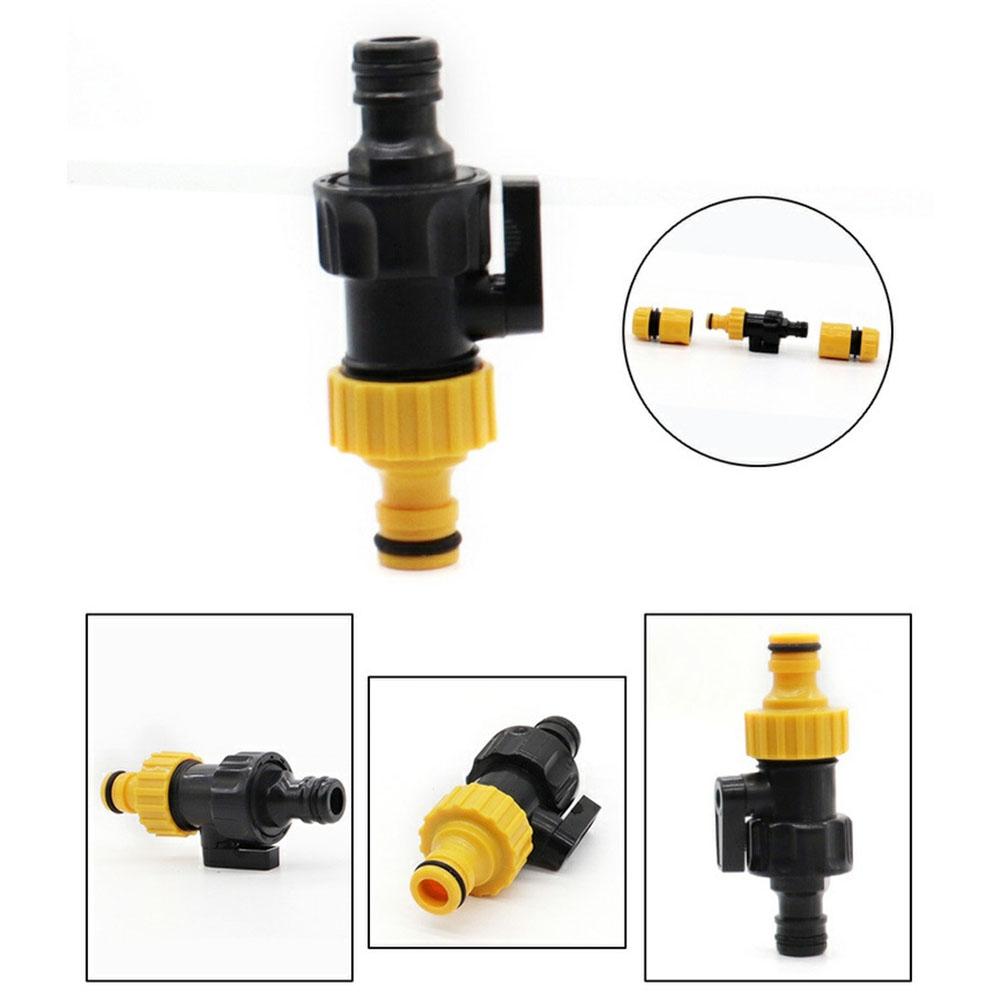 Easy to Install Garden Hose ShutOff Valve, Quick Connects, Quick Release Function, Sturdy ABS Plastic, 2 Valves