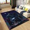 3D WOW, World of Warcraft Spielbereich-Teppich, groß, Teppich für Wohnzimmer, Schlafzimmer, Sofa, Fußmatte, Dekoration, rutschfeste Bodenmatte für Kinder