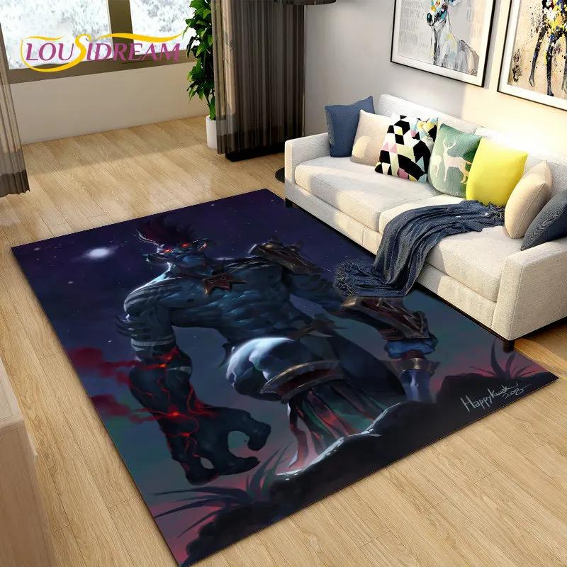 3D WOW, World of Warcraft Spielbereich-Teppich, groß, Teppich für Wohnzimmer, Schlafzimmer, Sofa, Fußmatte, Dekoration, rutschfeste Bodenmatte für Kinder