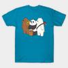 We Bare Bears Art Women T-Shirts Cotton Short Sleeve O Neck Lady Tshirt Clothing Personality Tee