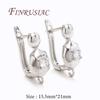 1-2Pairs/Lot Fasteners For Earrings Wholesale 18K Real Gold Plated Hooks For Earring,DIY Women's Earrings Accessories,Earwires
