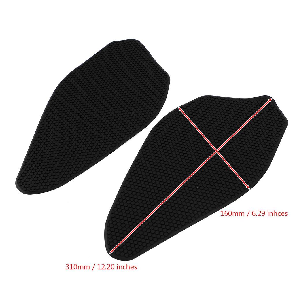 2x Side Tank Traction Grips Pads Fit for Yamaha YZF-R3 YZF R3 2019-2020