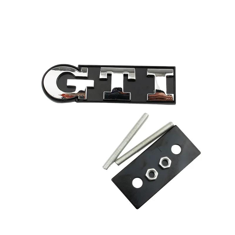 3D Metal GTI Badge Car Front Grille Emblem for Volkswagen VW Caddy Golf 5 6 7 8 GTD Polo Jetta Passat B5 Tiguan Touran MK3 MK5 RJ4