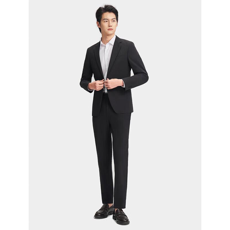 TRIES Men s Solid Slim Fit Suit Set 50Y
