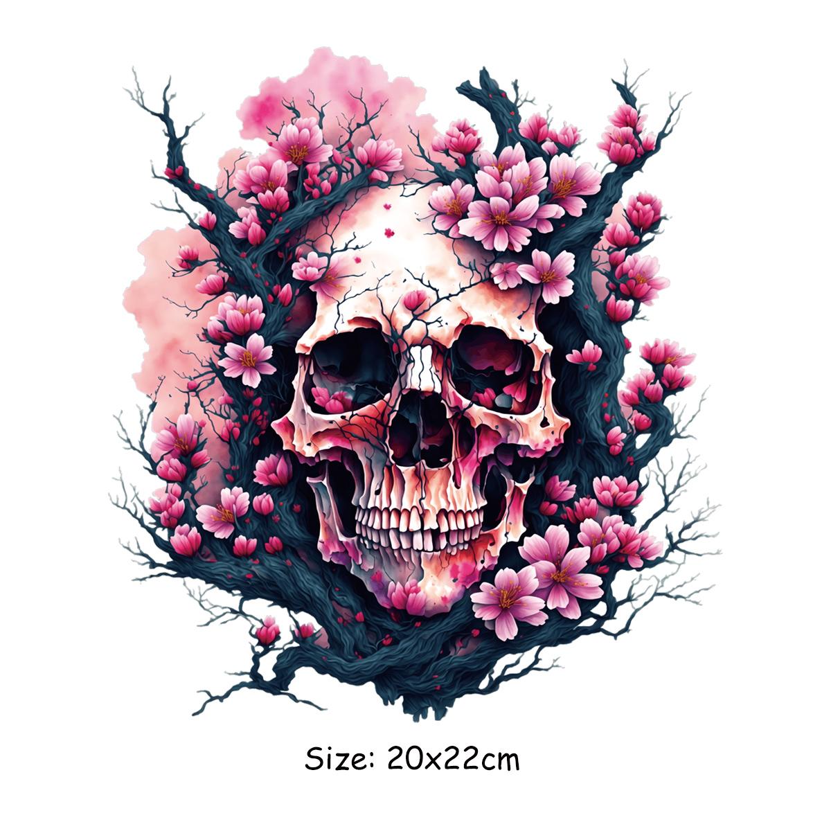 

Нашивки на одежду, нашивки, черепа в стиле хип-хоп, термоперенос, новые самодельные моющиеся аксессуары для одежды, нашивки, напечатанные утюгом на футболках, джинсах