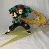 17cm Anime Demon Slayer Figure Demon Slayer Fire Knife Fight Kamado Tanjirou Pvc Action Figure Collectible Model Toys Kid Gift