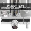 G3/4 To G1/2 Shower Arm Diverter Leakproof Tee Connector Brass Shower Diverter Valve for Bathroom