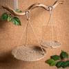 Hanging Design Reptile Hammock Natural Woven Bearded Dragon Lounger Terrarium Decor  For Reptiles