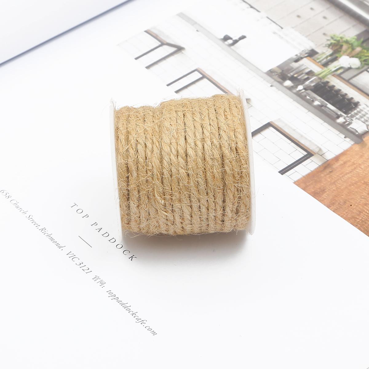 

5-15 м хлопковый шнур шпагатный шнур рождественские свадебные украшения подарочная упаковка деревенский ручной работы DIY ремесла 2mm 8M/roll