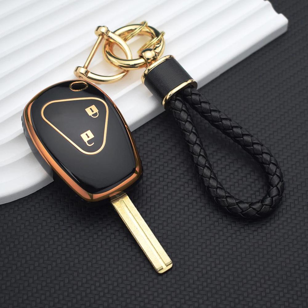 For Renault Dacia Master Kangoo Clio Modus Twingo For Nissan Kubistar Primastar For Opel Vivaro Tpu Car Key Case Cover Shell Fob