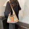 Hand-woven Bags Women's Bags 2025 New Trendy Fashion Retro Bucket Bags Vacation Style Fashion Straw Shoulder Bags